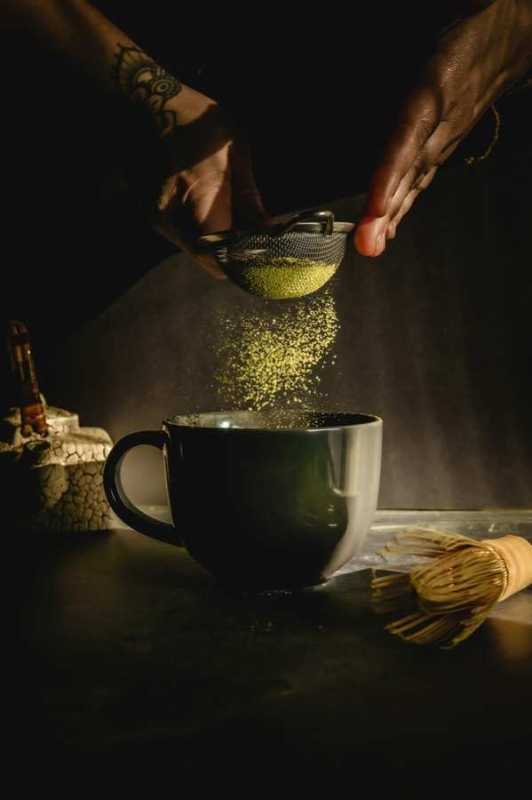 日本茶のコンセプト写真